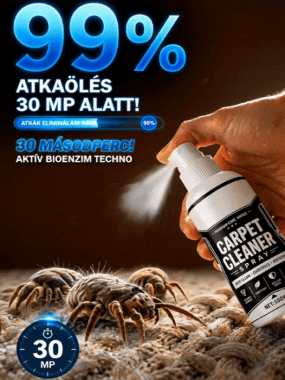 🌿 Német Nano-Kárpittisztító Spray – Tisztítás Víz És Öblítés Nélkül!