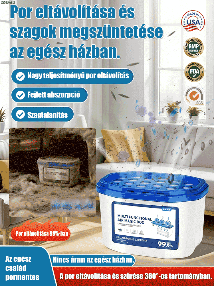 🌪️ Siła ssąca jak huragan! Magiczne pudełko odkurzacza 🧹, które w kilka sekund usuwa kurz i zabrudzenia z powietrza!