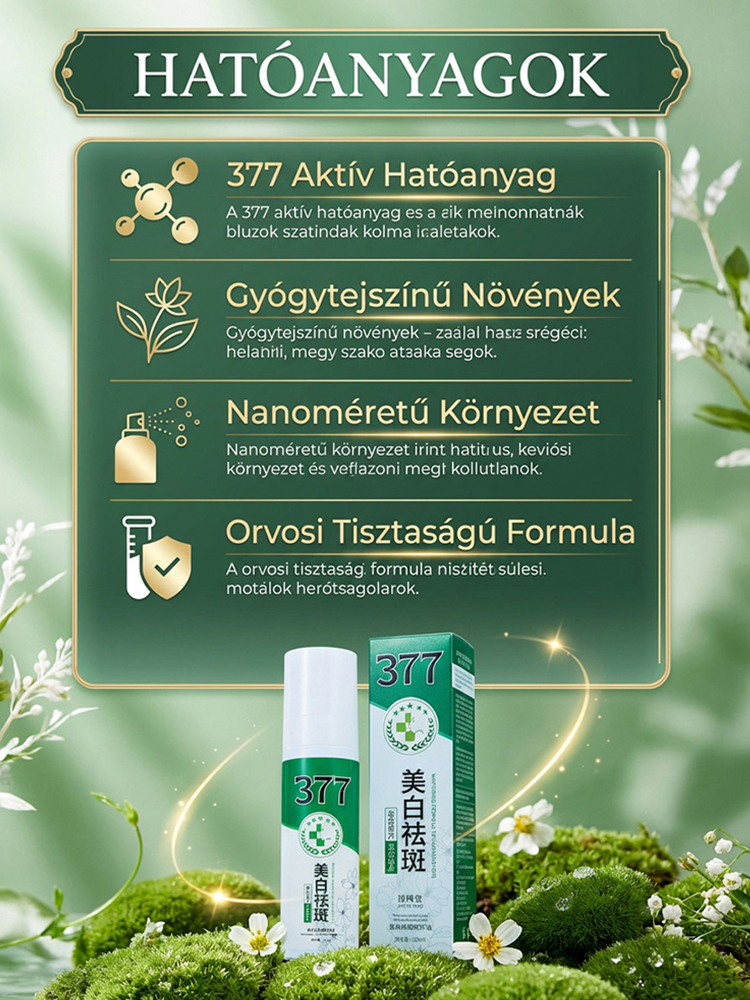 Egyetlen permet elegendő! 🌟 Hatoljon a bőr mélyére és könnyedén szabaduljon meg a makacs pigmentfoltaktól! 💥