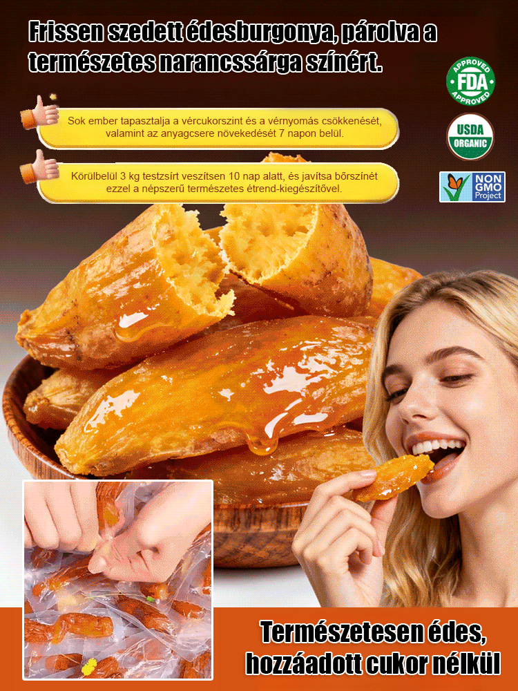 ✨Ők "természetes inzulinnak" hívják 🍠 Ezek a cukormentes, Észak-Karolina államból származó édesburgonyák.