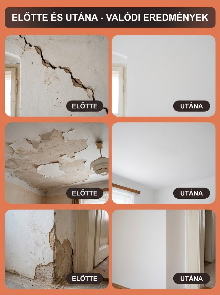 ✨Egy üveg megold mindent: fal repedések, leváló festék, nedvesség - könnyű javítás✨