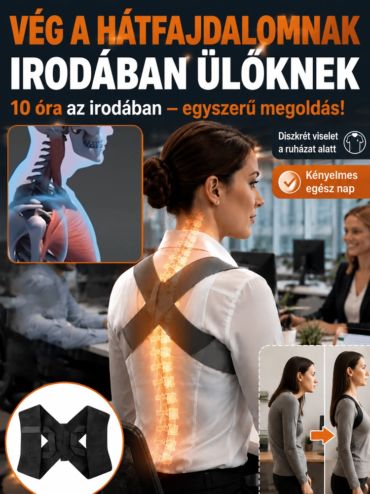⚡Mindössze napi 10 perc, és 7 nap alatt egyenes, magabiztos tartása lesz!