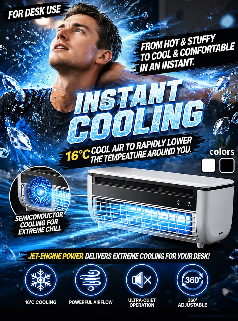 Portable wireless wall-mounted air conditioner ❄️⚡