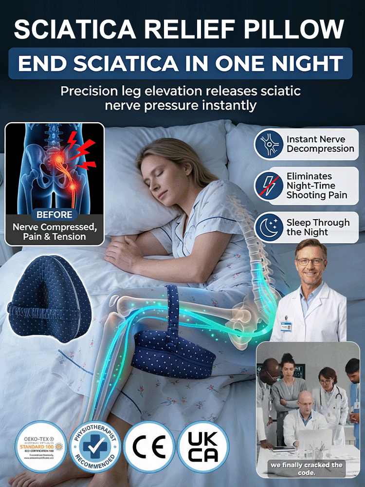 Joint pain relief correcting leg pillow