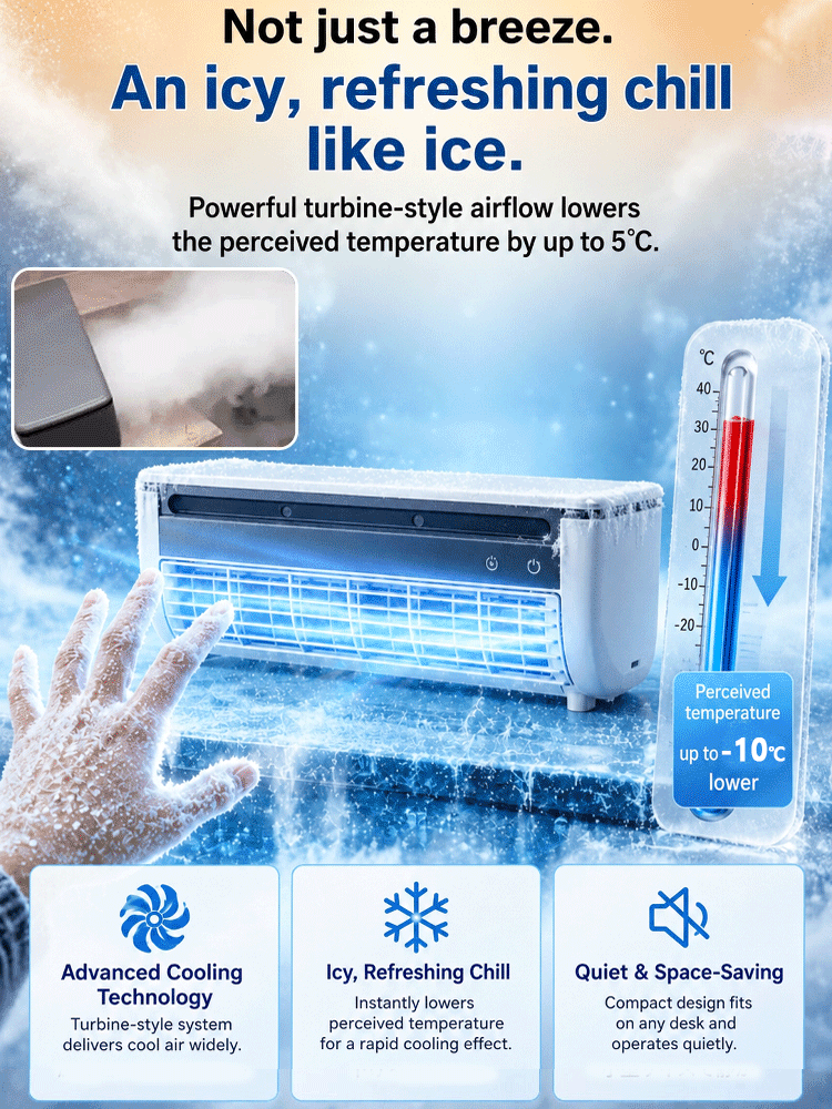 Portable wireless wall-mounted air conditioner ❄️⚡