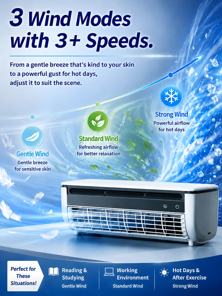 Portable wireless wall-mounted air conditioner ❄️⚡
