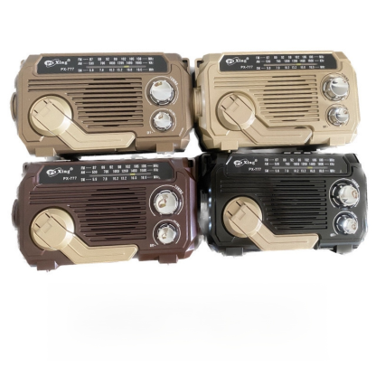 Emergency hand crank radio