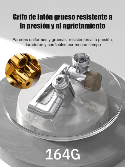 🚰360° Rotating Faucet + Dual Water Flow, German Engineering with All-Copper Interfaces