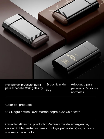 🚀Cover Gray Hair in Just 3 Seconds! Waterproof & Sweatproof Coloring Stick💧Long-Lasting Color