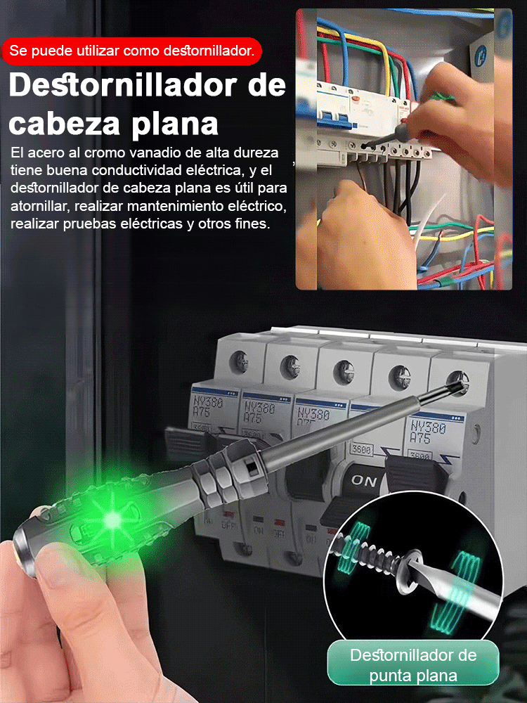 Powerful Multifunctional Screwdriver Tester 🛠️ Electric Circuit & Screw Twisting 2-in-1 ⚡️