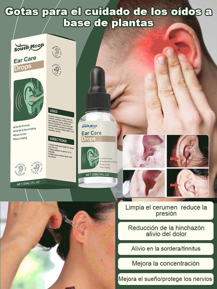 Gentle plant-based formula that soothes ear discomfort and maintains hygiene🌿