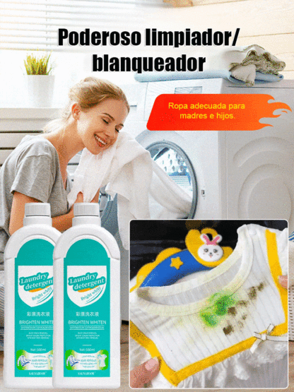 💥Zap oil stains in 3 seconds! 👕 Laundry liquid that breaks down tough grease and prevents yellowing