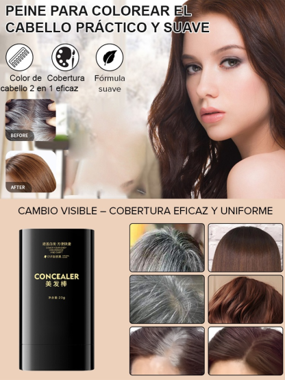 🚀Cover Gray Hair in Just 3 Seconds! Waterproof & Sweatproof Coloring Stick💧Long-Lasting Color