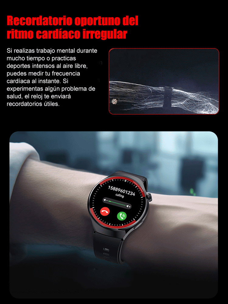 🚀 Space-Cool Smartwatch 🌌High-Def Circular ScreenSync Messages & Bluetooth Calls