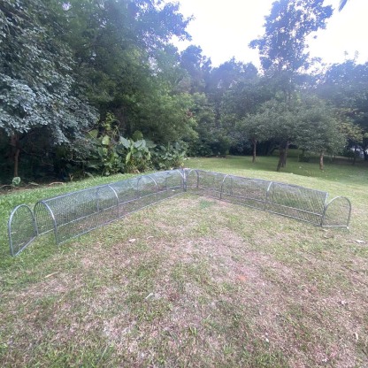 Mobile Chicken Coop Run,Foldable Chicken Tunnel