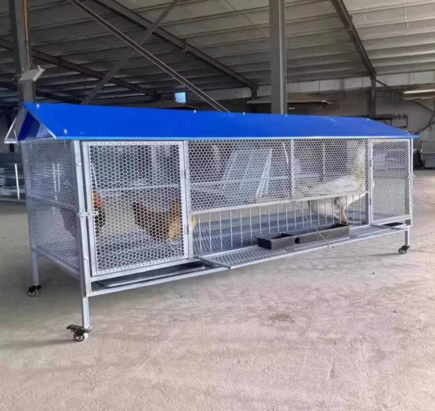 Portable Foldable Large Chicken Coop Runs Poultry Cage for Yard, Outdoor, Indoor