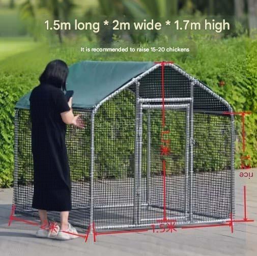 Mobile Chicken Coop Run,Foldable Chicken Tunnel