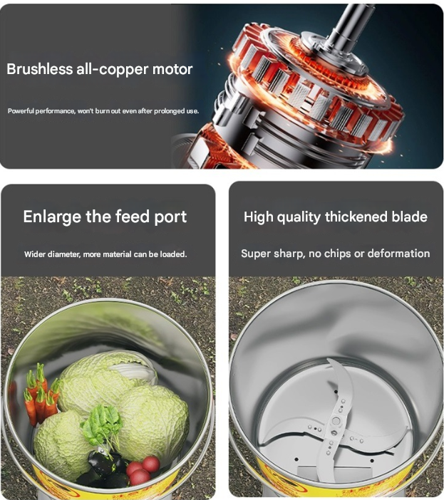 Multi-Purpose Poultry & Livestock Fodder Chopper & Grinder