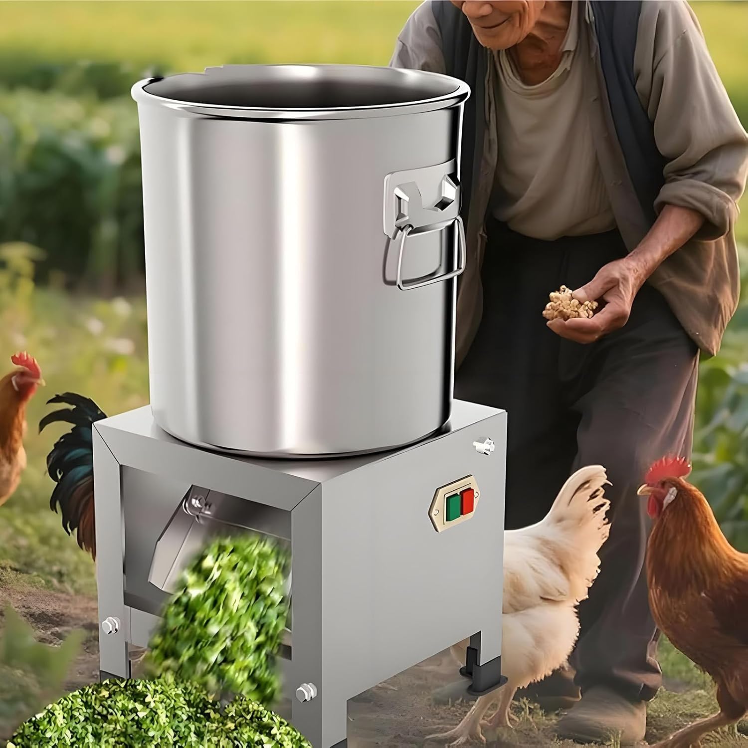 Multi-Purpose Poultry & Livestock Fodder Chopper & Grinder