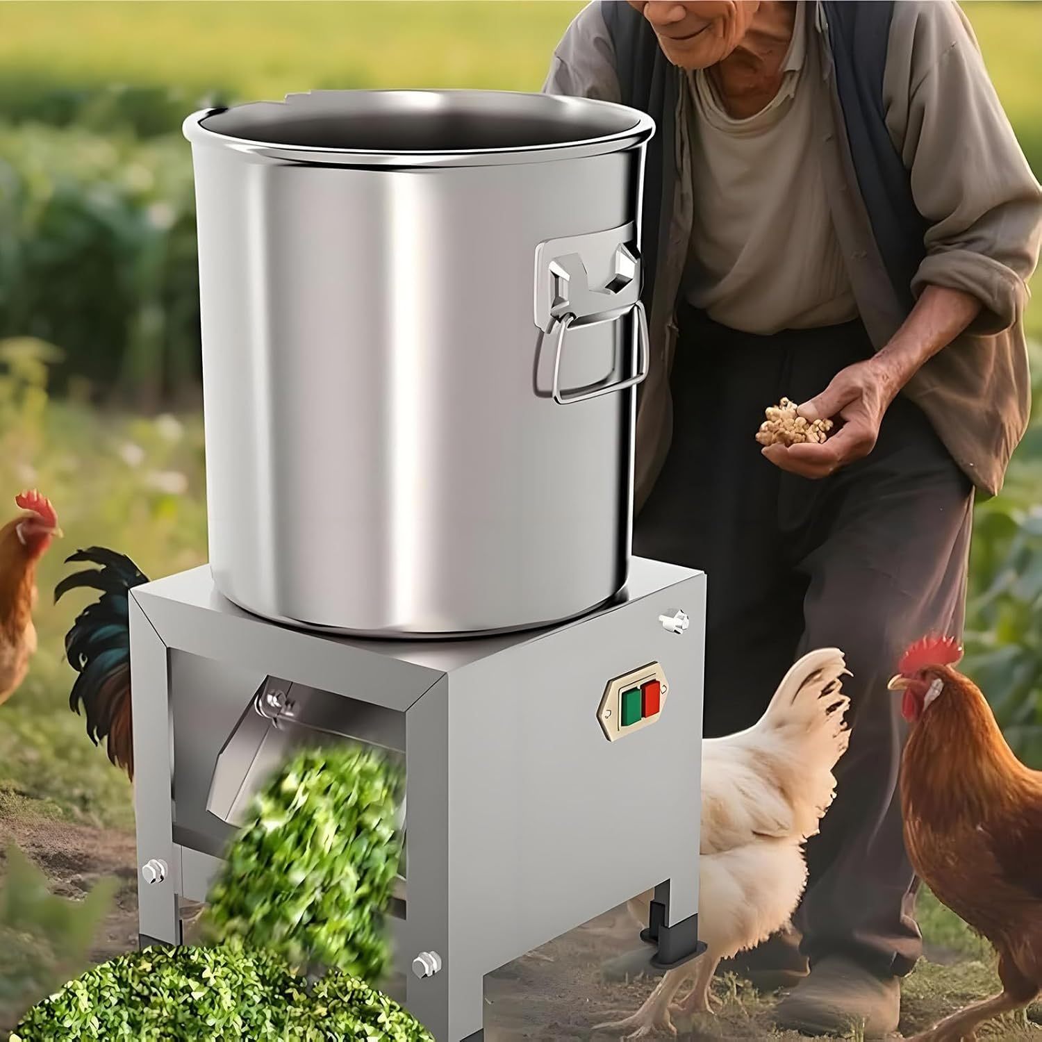 Multi-Purpose Poultry & Livestock Fodder Chopper & Grinder