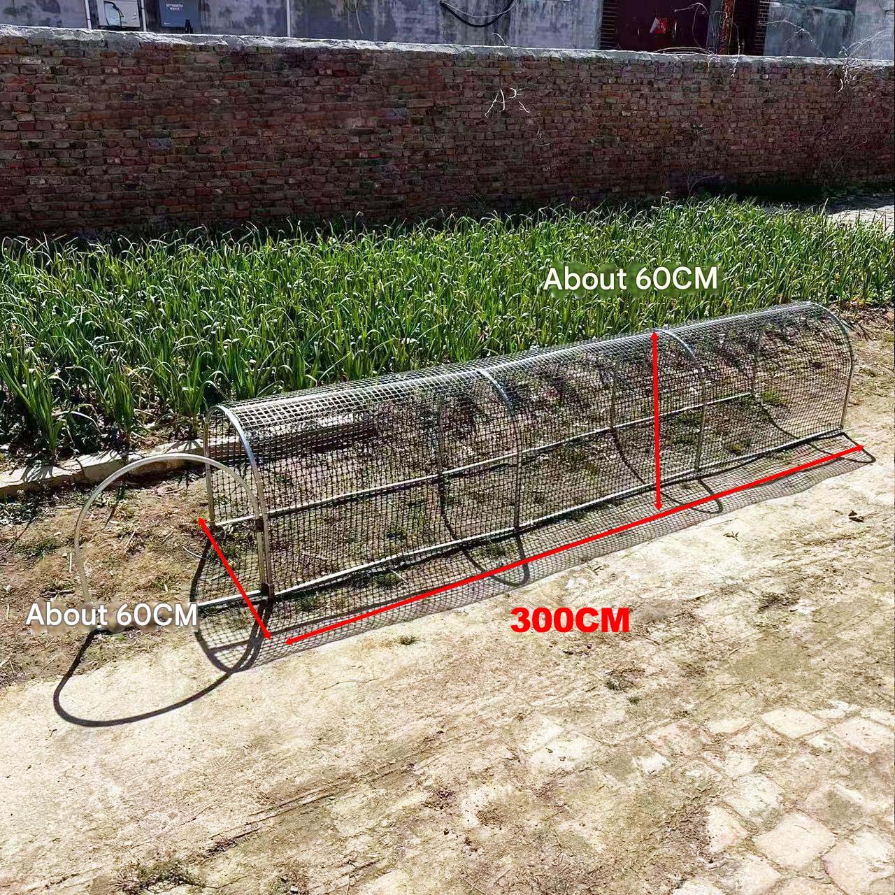 Mobile Chicken Coop Run,Foldable Chicken Tunnel