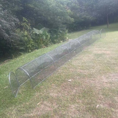 Mobile Chicken Coop Run,Foldable Chicken Tunnel