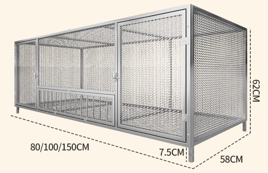 Portable Foldable Large Chicken Coop Runs Poultry Cage for Yard, Outdoor, Indoor