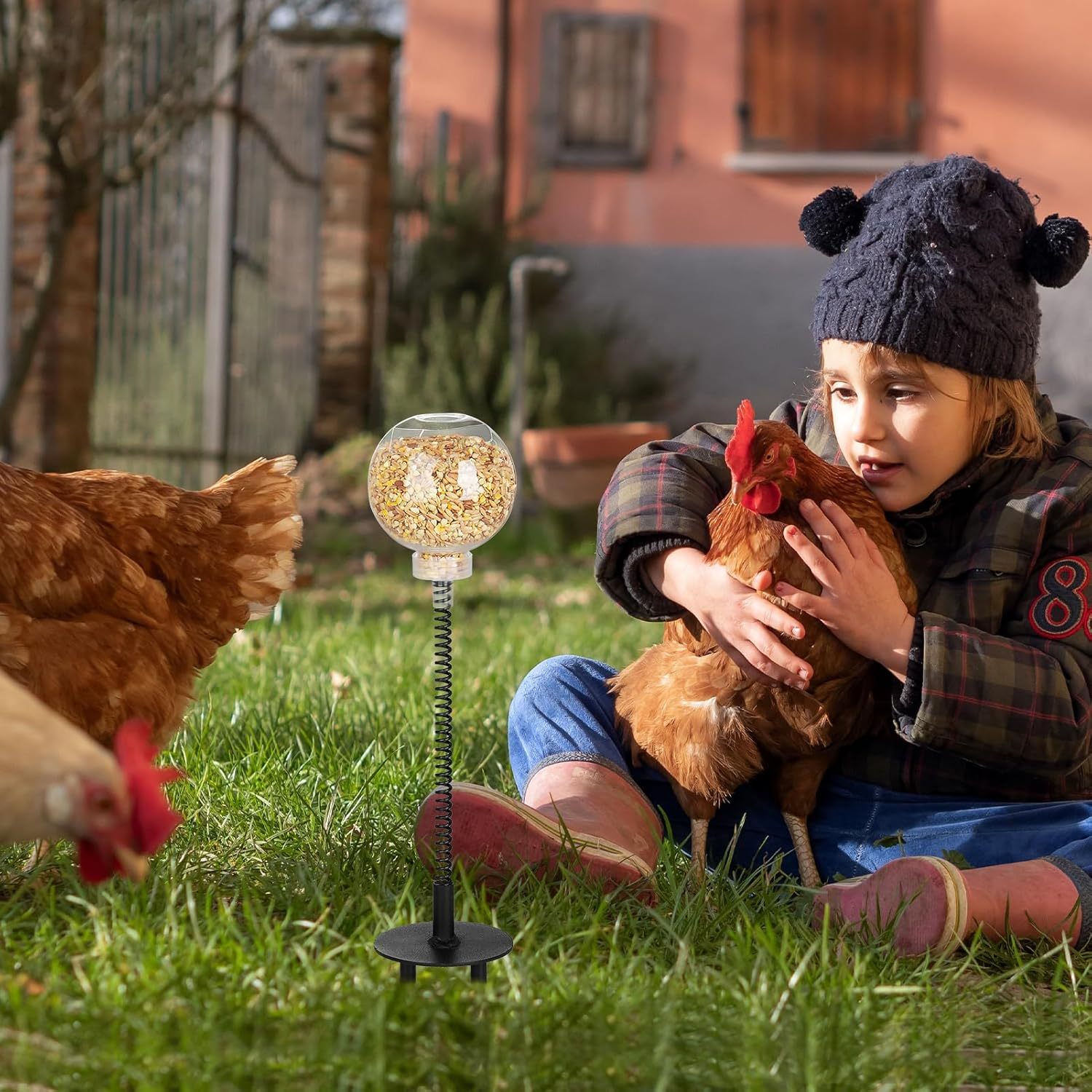 Chicken Peck Toy, Interactive Slow Feed Release Toy for Your Flock