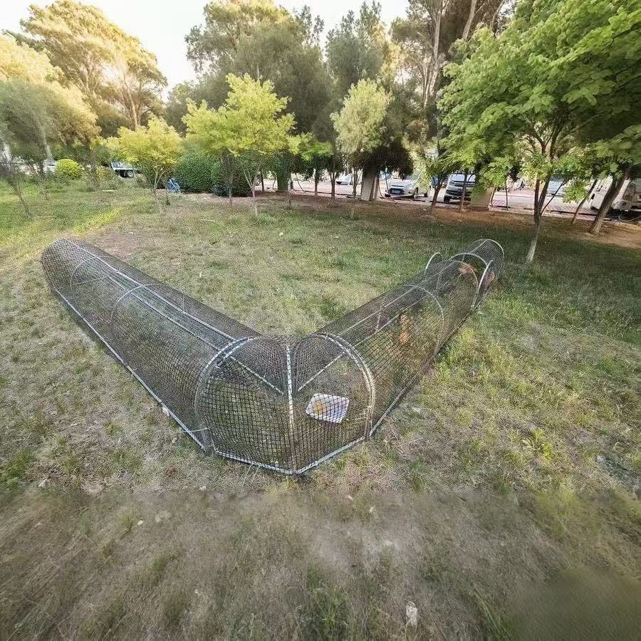 Mobile Chicken Coop Run,Foldable Chicken Tunnel