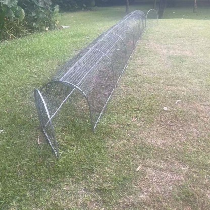 Mobile Chicken Coop Run,Foldable Chicken Tunnel