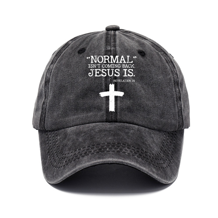 Normal Isn't Coming Back But Jesus Is Revelation 14 Sun Hat-Unitsen