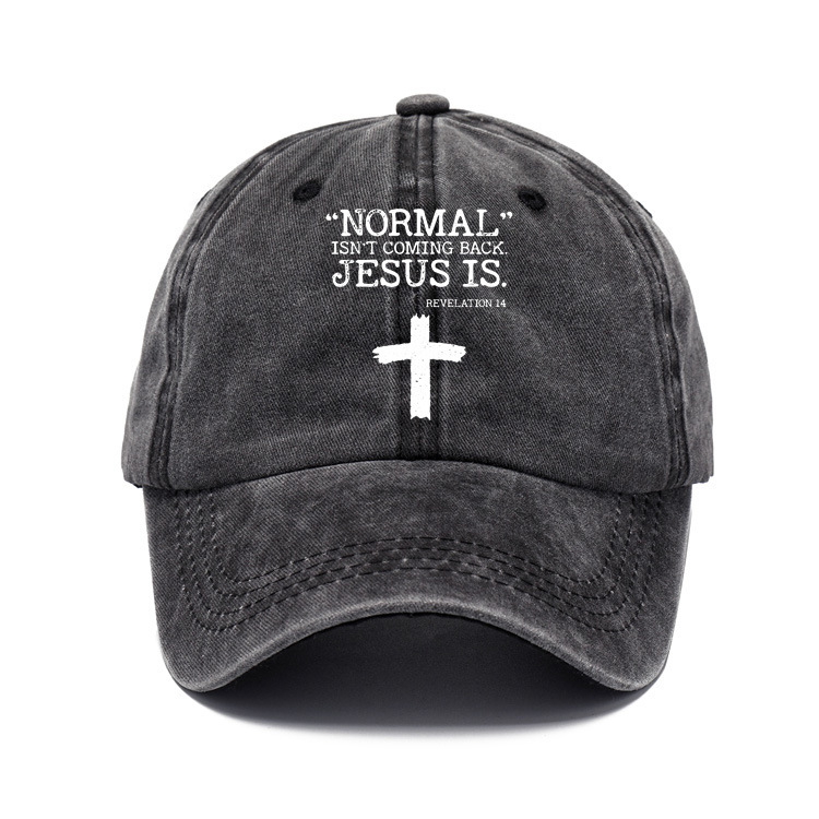 Normal Isn't Coming Back But Jesus Is Revelation 14 Sun Hat-Unitsen