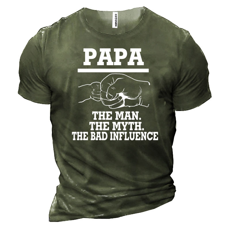 Pa Pa Men's Cotton T-Shirt-Unitsen
