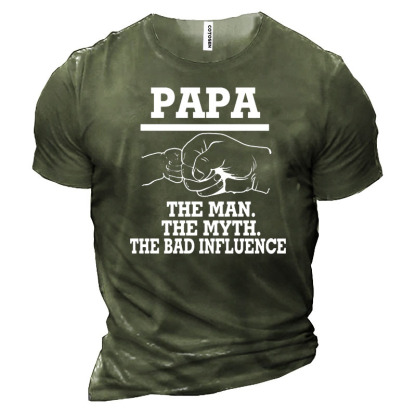 Pa Pa Men's Cotton T-Shirt-Unitsen