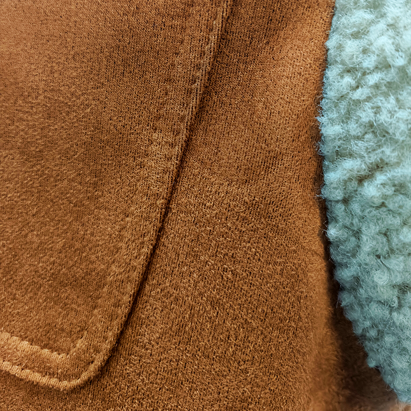 Men's Outdoor Vintage Lamb Wool Splicing Suede Vest Jacket-Unitsen