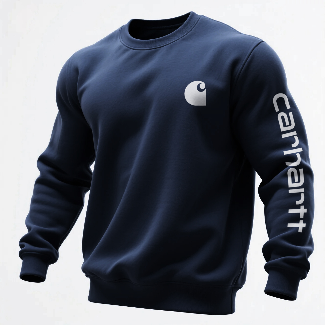 Carhartt Men's Loose Casual Crew Neck Sweatshirt-Unitsen