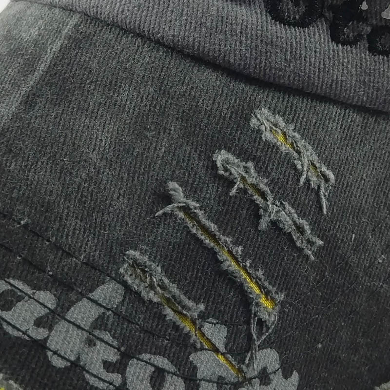 Old Bull Head Explosive Baseball Cap Washed Men and Women Sun Hat-Unitsen