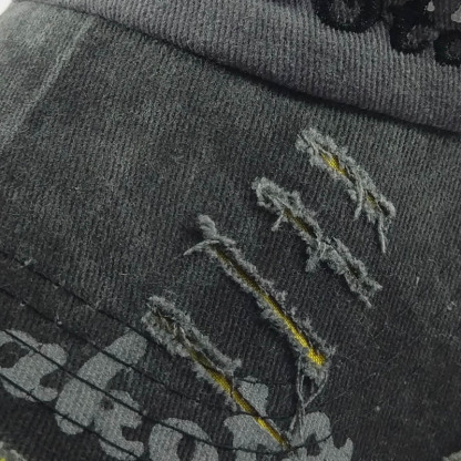 Old Bull Head Explosive Baseball Cap Washed Men and Women Sun Hat-Unitsen