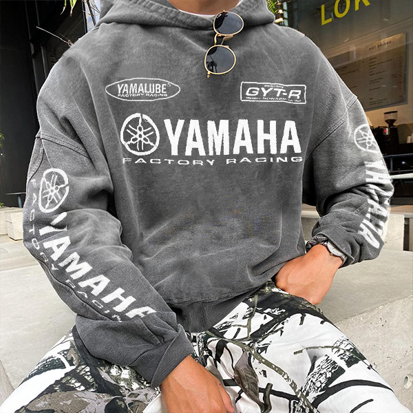 Vintage Yamaha Racing Hoodie-Unitsen