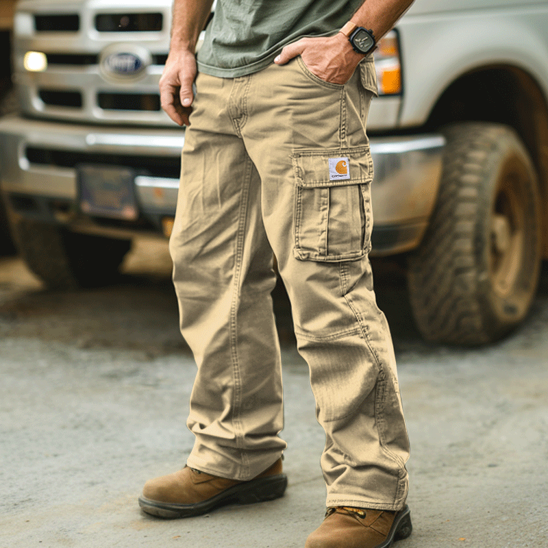 Carhartt Men's Vintage Cargo Pants With Multi-Pocket Design-Unitsen