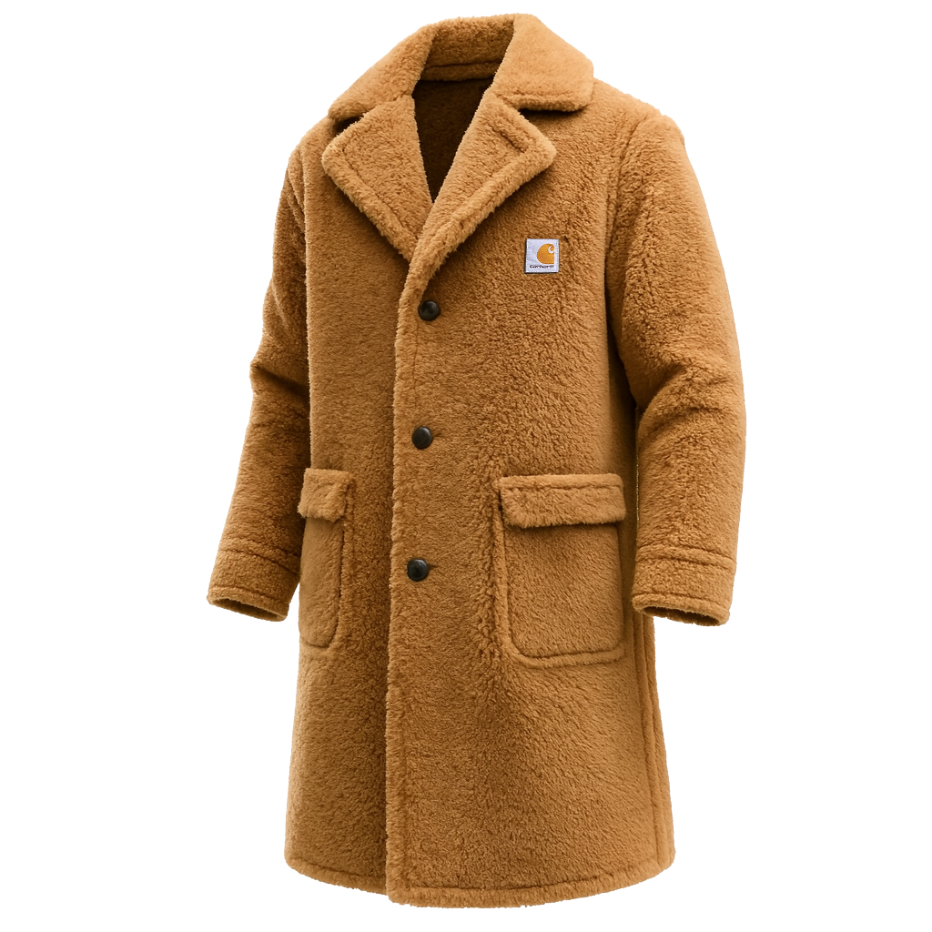 Cozy Winter Faux Fur Overcoat With Stylish Design And Warmth-Unitsen