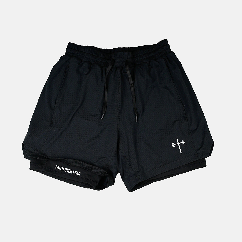 Faith Over Fear Liner Shorts-Unitsen