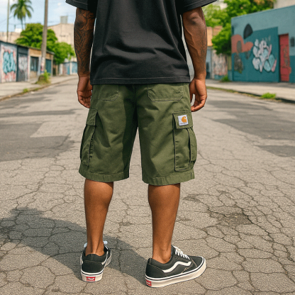 Cargo Shorts With Multi-Pockets For Men - Perfect For Casual And Outdoor Activities-Unitsen