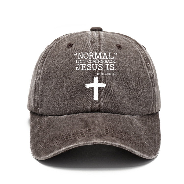 Normal Isn't Coming Back But Jesus Is Revelation 14 Sun Hat-Unitsen