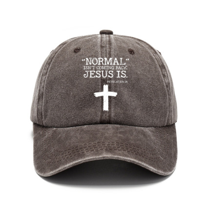 Normal Isn't Coming Back But Jesus Is Revelation 14 Sun Hat-Unitsen