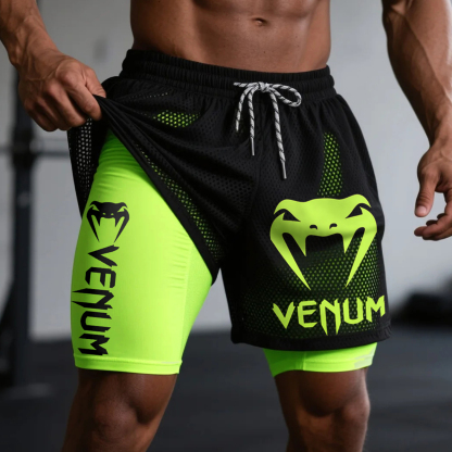 Venum Fitness Double Mesh Shorts Ultimate Fighting Double Shorts-Unitsen