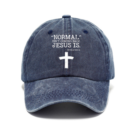 Normal Isn't Coming Back But Jesus Is Revelation 14 Sun Hat-Unitsen