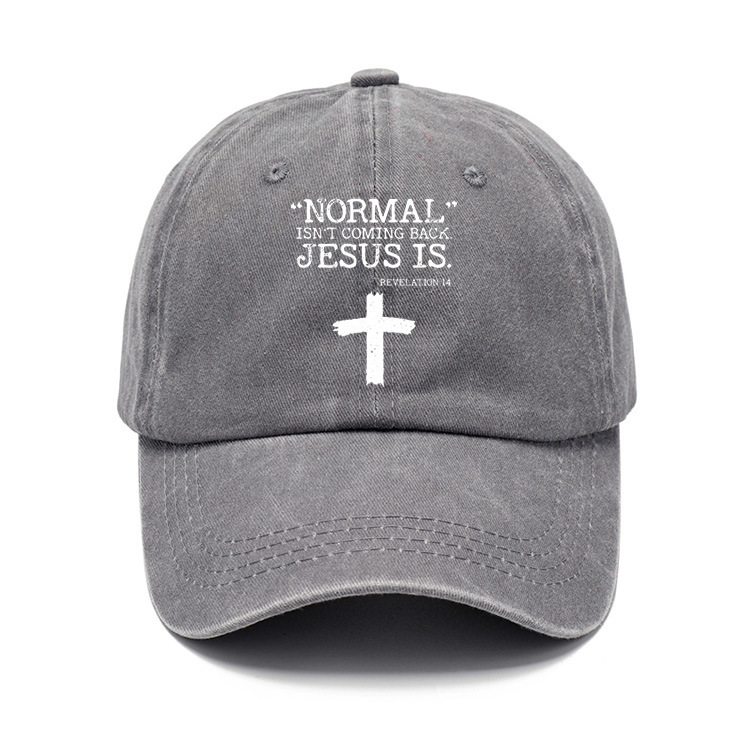 Normal Isn't Coming Back But Jesus Is Revelation 14 Sun Hat-Unitsen