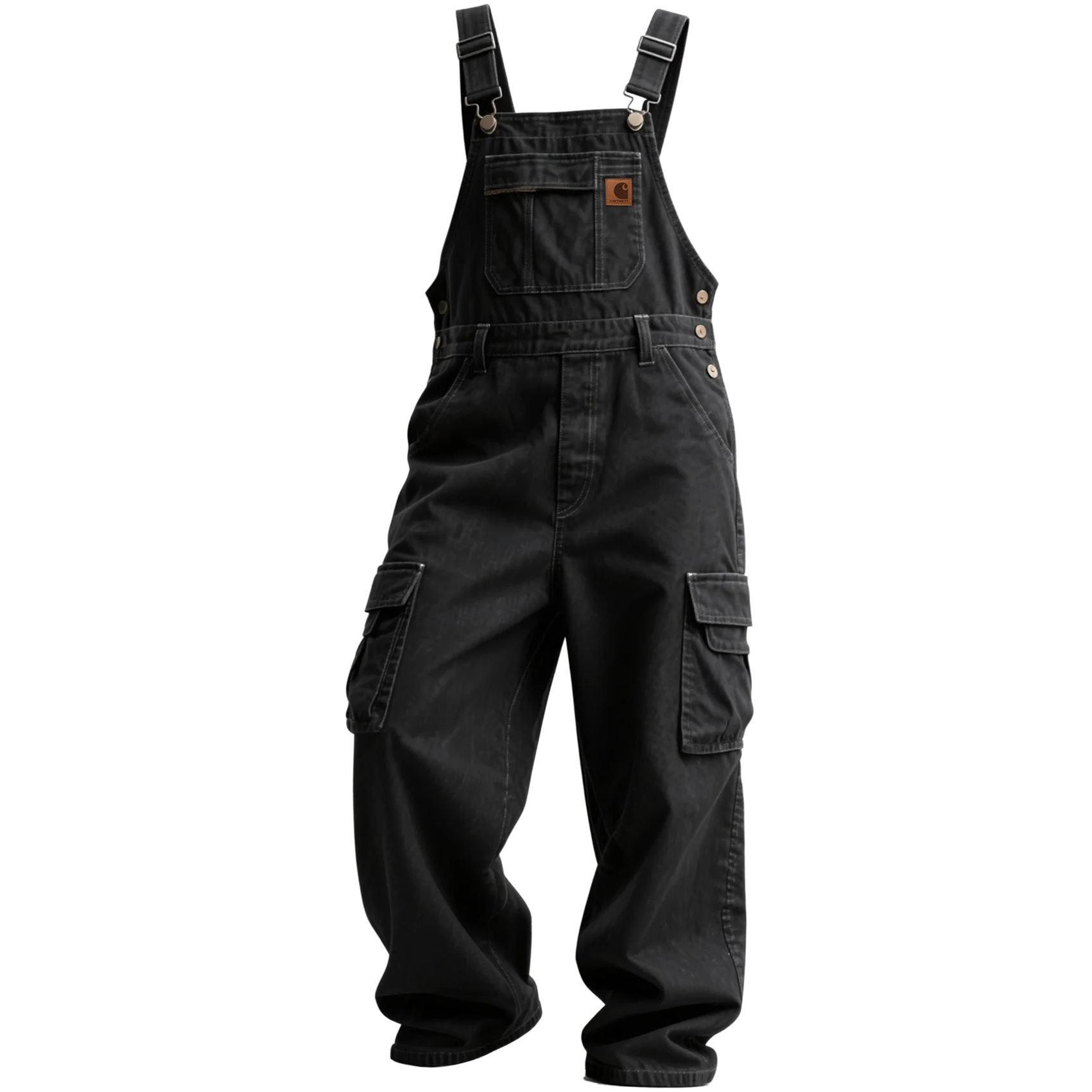 Carhartt Men's Washed Denim Overalls Jumpsuit Retro Comfortable Coveralls-Unitsen