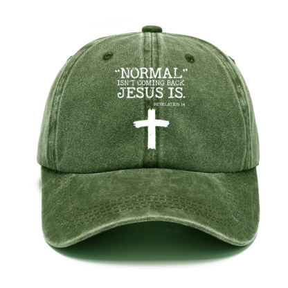 Normal Isn't Coming Back But Jesus Is Revelation 14 Sun Hat-Unitsen
